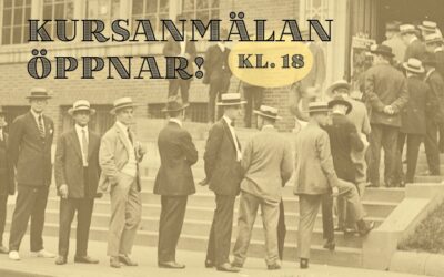 Dags att anmäla sig till vårens kurser!
