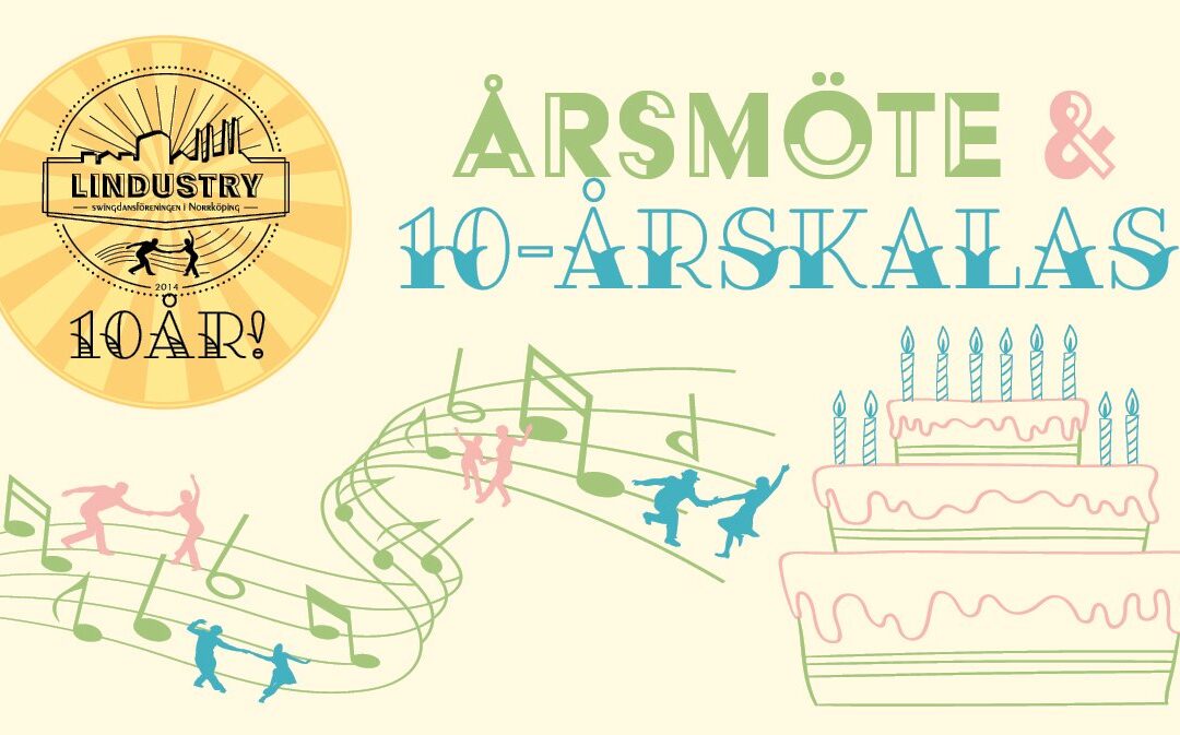 Årsmöte och 10-årskalas 9 mars kl 17.00