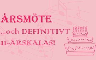Dags för årsmöte och fest!