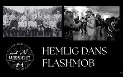 Hemlig dansflashmob under konsert med Jazz-kapellet i Finspång 24/5